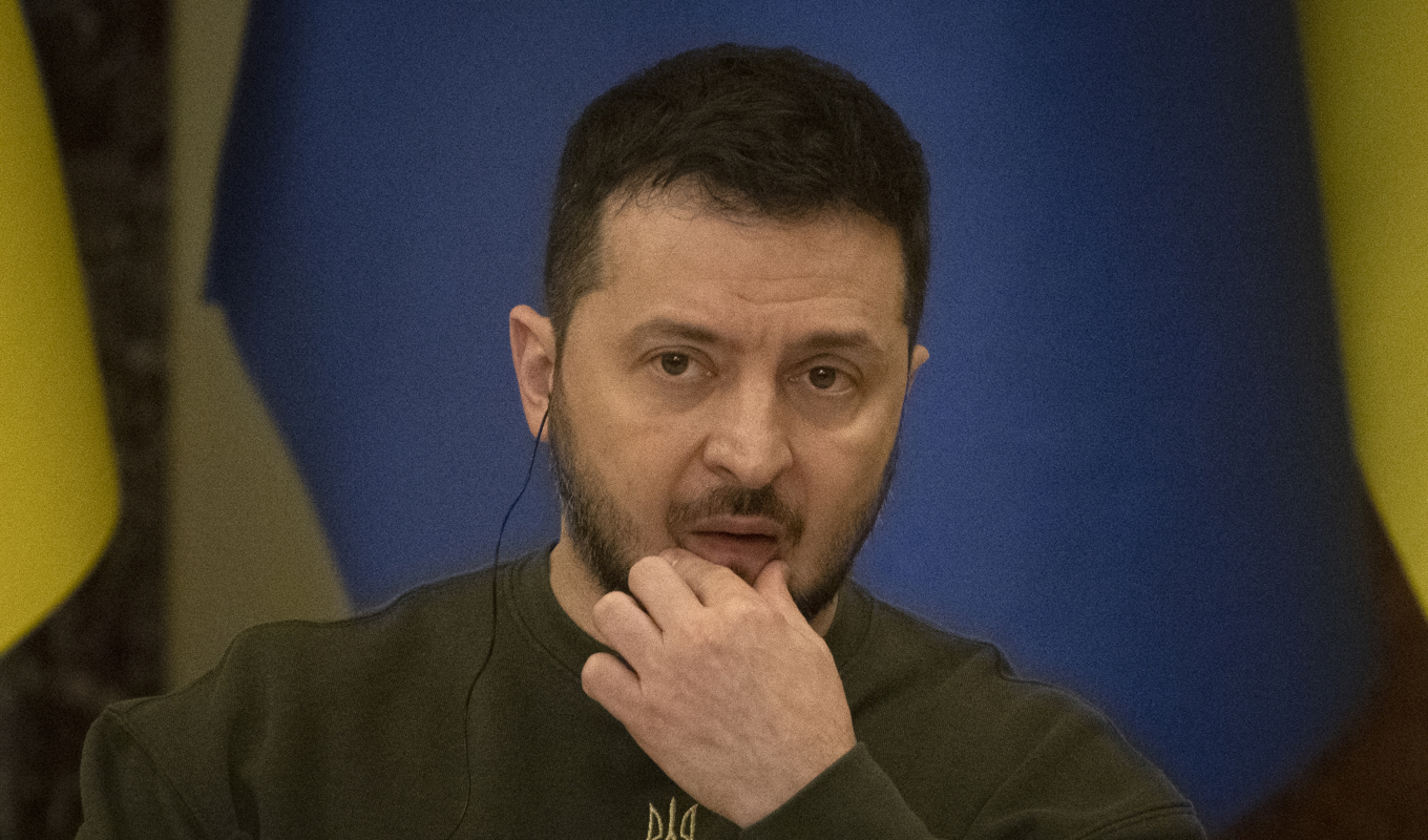 Ukrainas president Volodymyr Zelenskyj. Arkivbild. Foto: Efrem Lukatsky/AP/TT