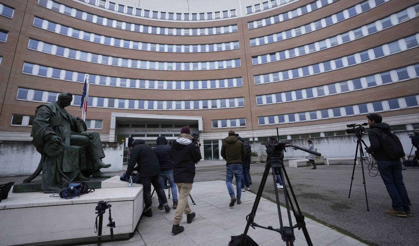 Domstolsbyggnad i Brescia i Italien. Foto: Luca Bruno/AP/TT