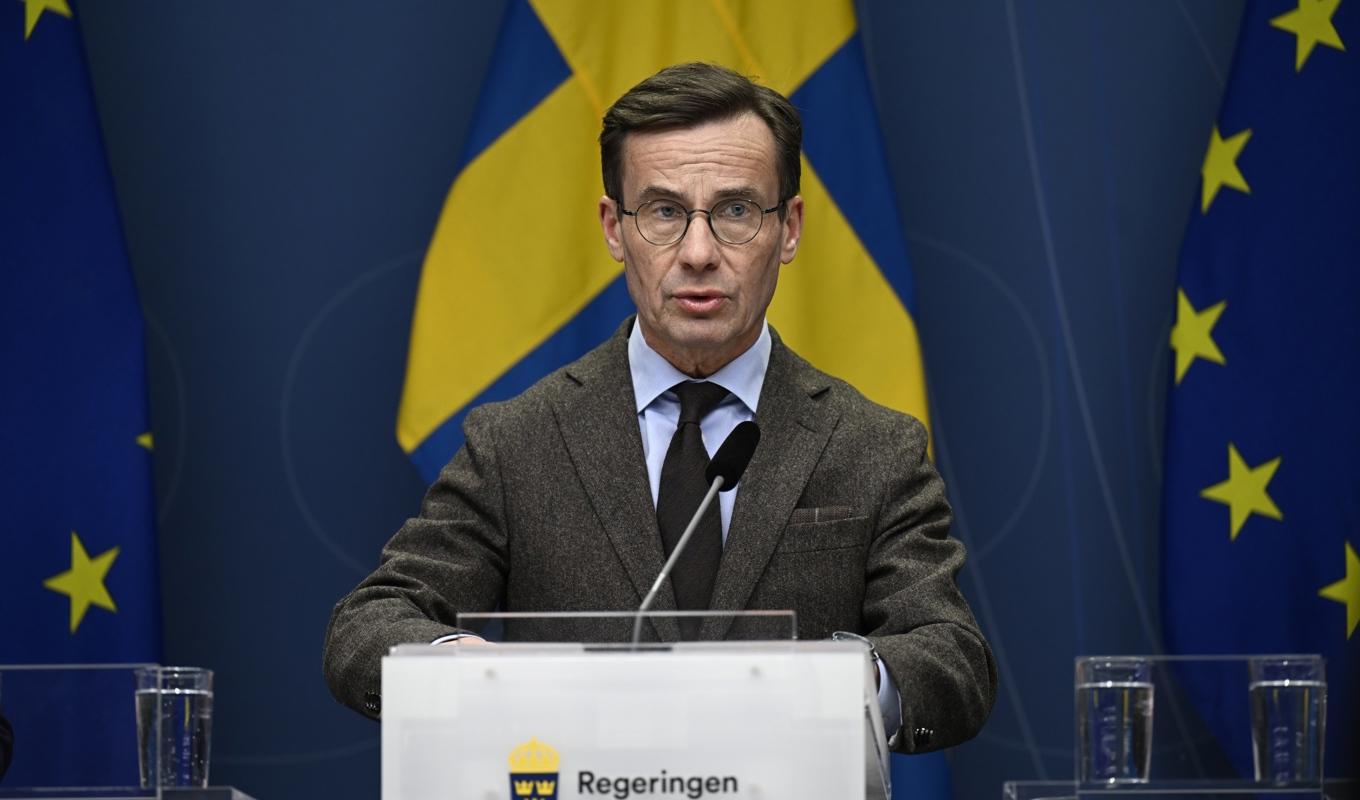 Statsminister Ulf Kristersson (M). Arkivbild. Foto: Pontus Lundahl/TT