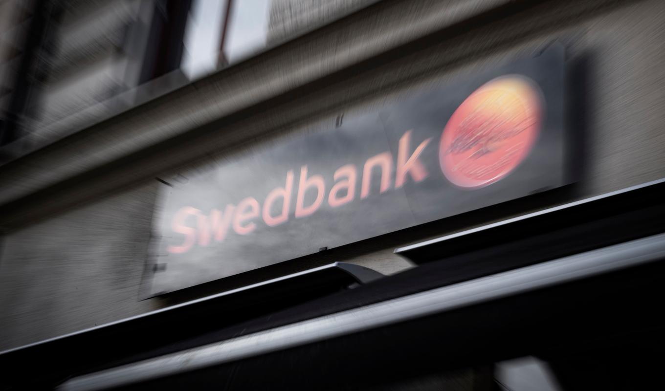 Swedbank har tekniska problem. Arkivbild. Foto: Naina Helén Jåma/TT