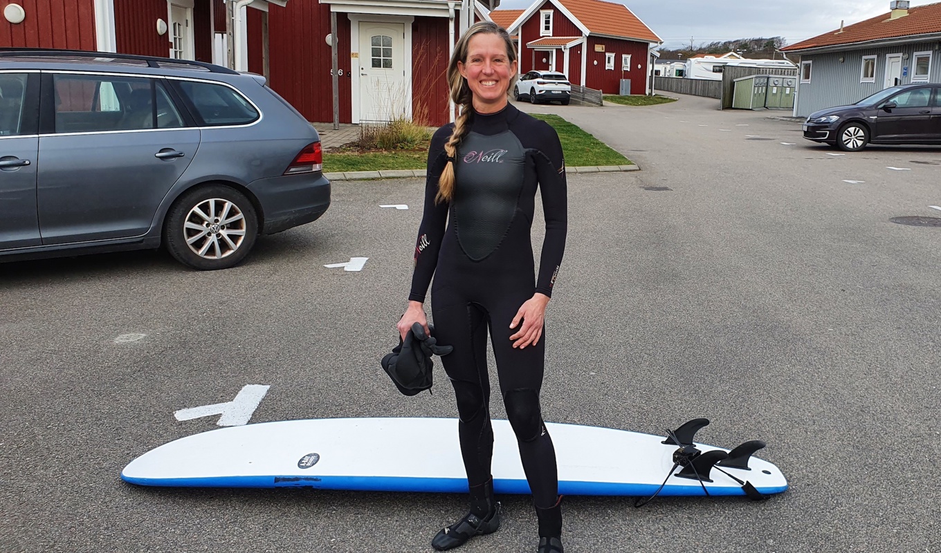 Anna Hollander är gymnasielärare på Nösnäsgymnasiet. Hon brinner för hälsa och har skapat en kurs för att hjälpa sina elever att må bra och styra sin egen tid. Foto: Privat
