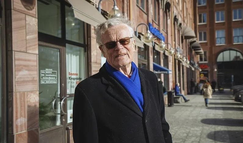 Björn Eriksson i Kontantupproret menar att den föreslagna nya kontantlagen riskerar att bli verkningslös. Foto: Sofia Drevemo