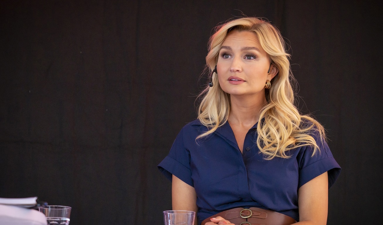 Kristdemokraternas partiledare Ebba Busch. Foto: Bilbo Lantto