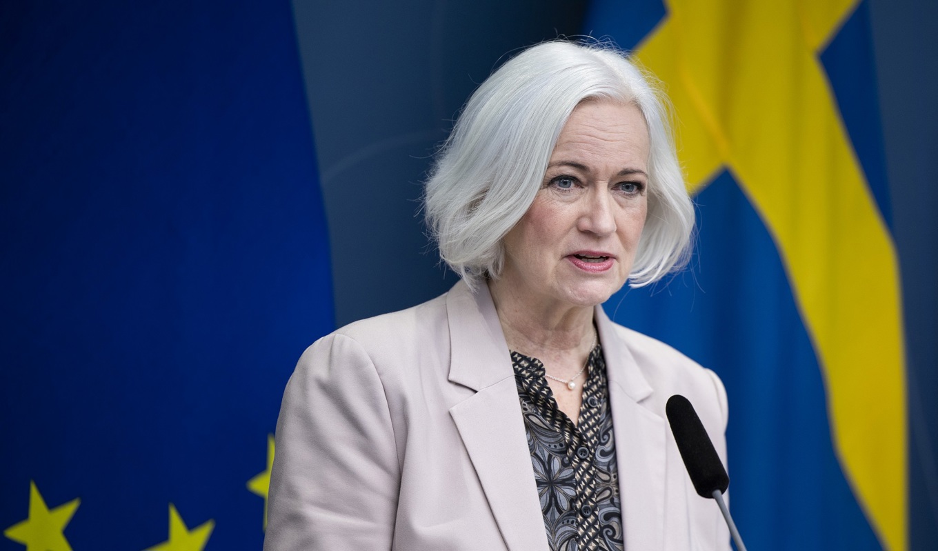 Sjukvårdsminister Acko Ankarberg Johansson (KD). Foto: Ninni Andersson/Regeringskansliet
