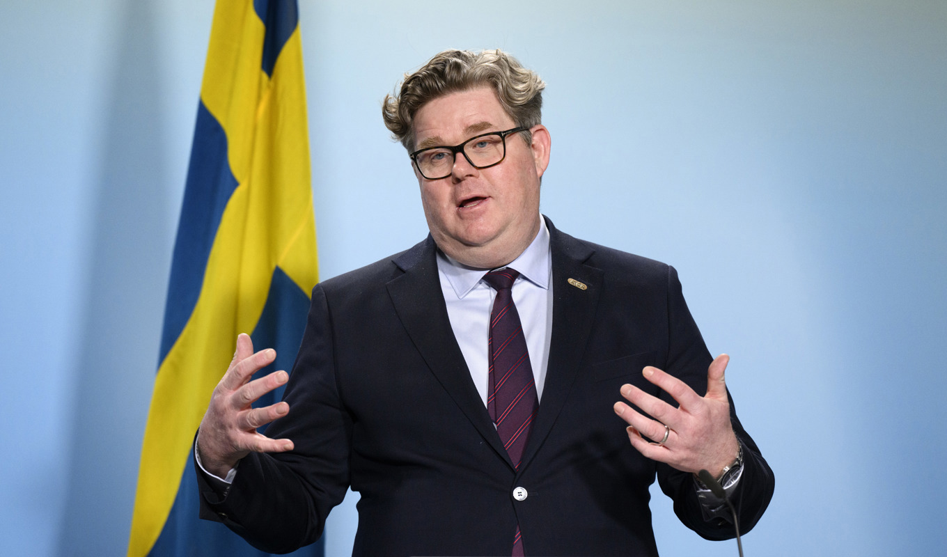 Sveriges justitieminister Gunnar Strömmer (M). Arkivbild. Foto: Jessica Gow/TT