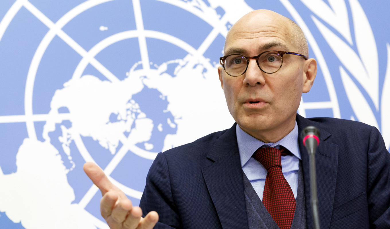 FN:s människorättschef Volker Türk är starkt kritisk till Malis beslut att utvisa en FN-medarbetare. Arkivbild. Foto: Salvatore Di Nolfi/Keystone via AP/TT