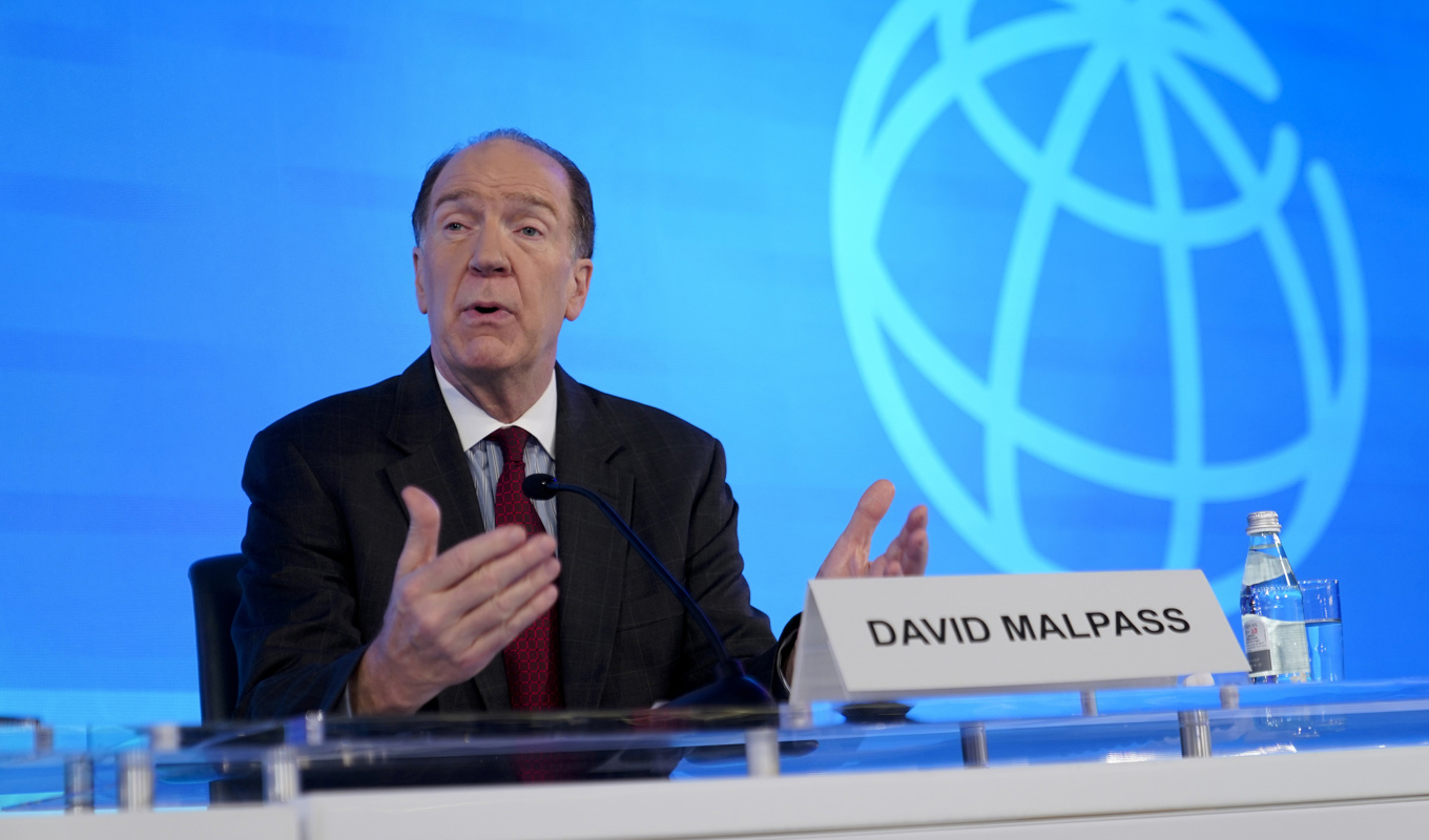 Världsbankschefen David Malpass. Arkivbild. Foto: Patrick Semansky/AP/TT