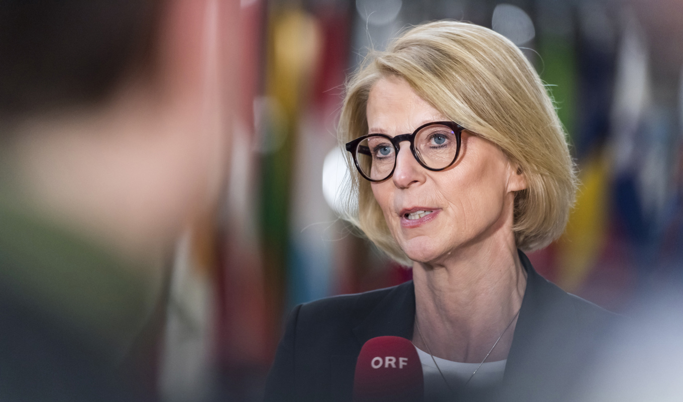 Finansminister Elisabeth Svantesson (M) ser inga skäl att i nuläget stötta ekonomin med tilläggsbudgetar trots sämst tillväxt i EU och en varselvåg. Arkivbild Foto: AP/TT