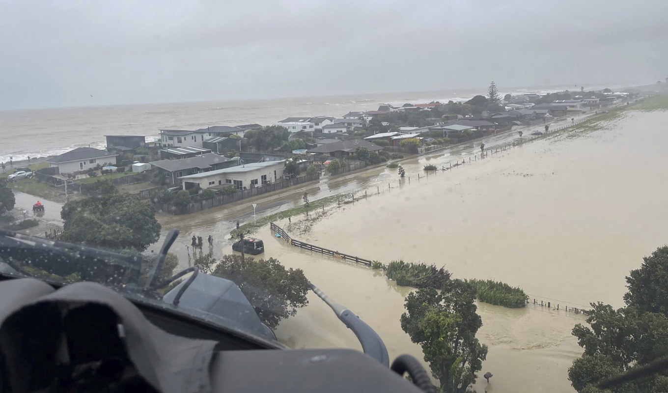 Området Esk Valley på Nordöns östkust i Nya Zeeland. Foto: Nya Zeelands försvar/AP/TT