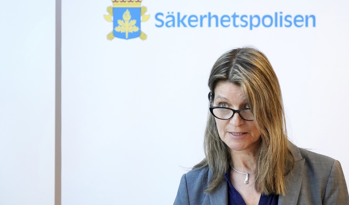 Susanna Trehörning, biträdande chef för kontraterrorism på Säpo. Arkivbild. Foto: Johan Nilsson/TT