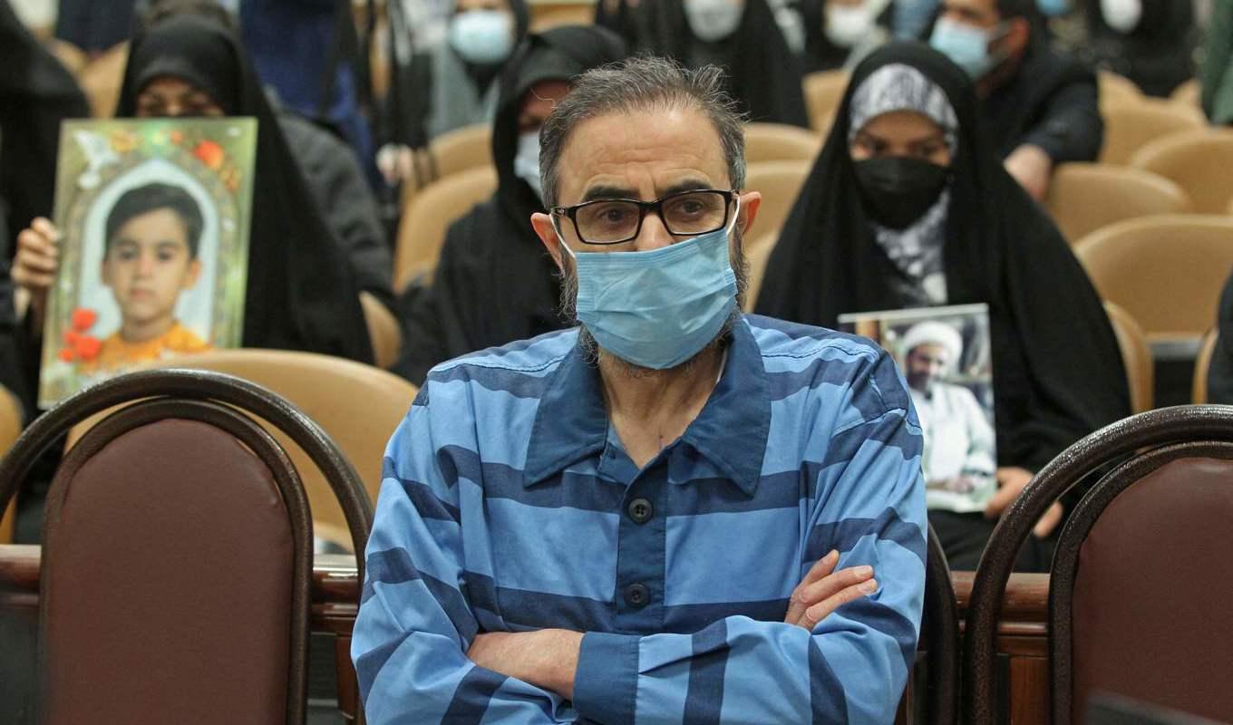 Habib Chaab under rättegången i Iran för ett år sedan. Foto: Majid Azad/AFP/TT