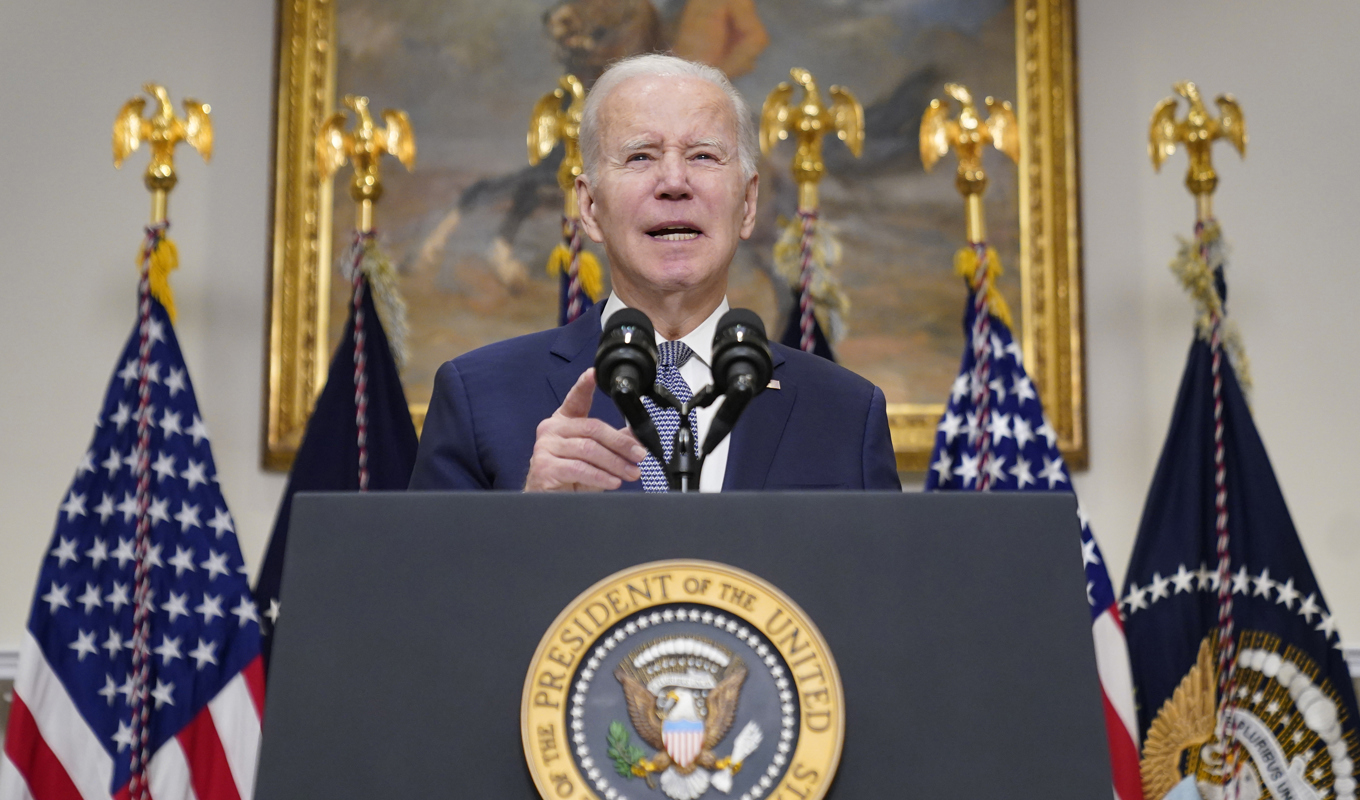 USA:s president Joe Biden väntas offentliggöra utökat militärt samarbete med Australien och Storbritannien. Foto: Andrew Harnik/AP/TT