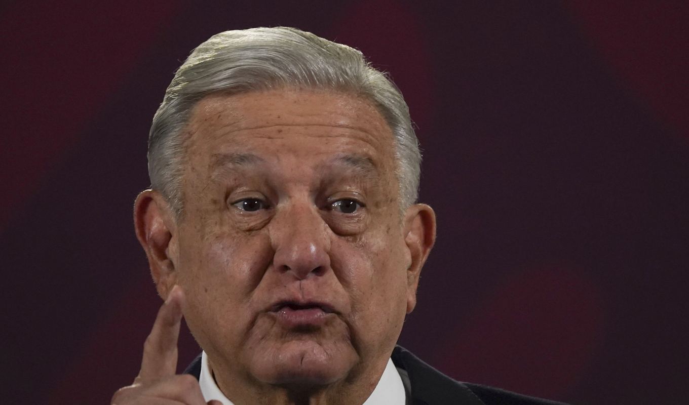 Mexikos president Andrés Manuel López Obrador. Arkivbild. Foto: Marco Ugarte/AP/TT