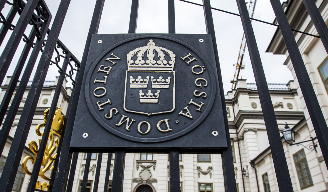 Högsta domstolen i Stockholm. Arkivbild. Foto: Magnus Andersson/TT