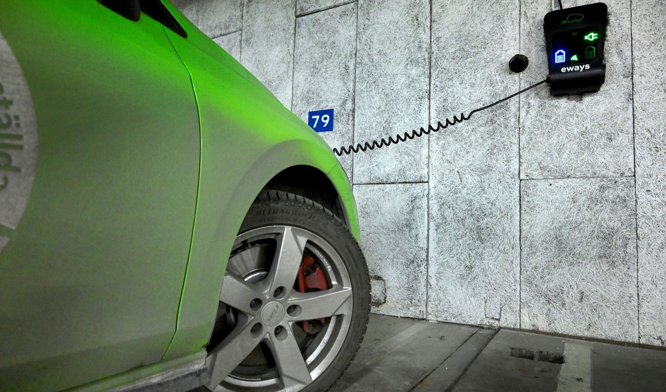 Alla bilar ska bli gröna. Arkivbild. Foto: Janerik Henriksson/TT