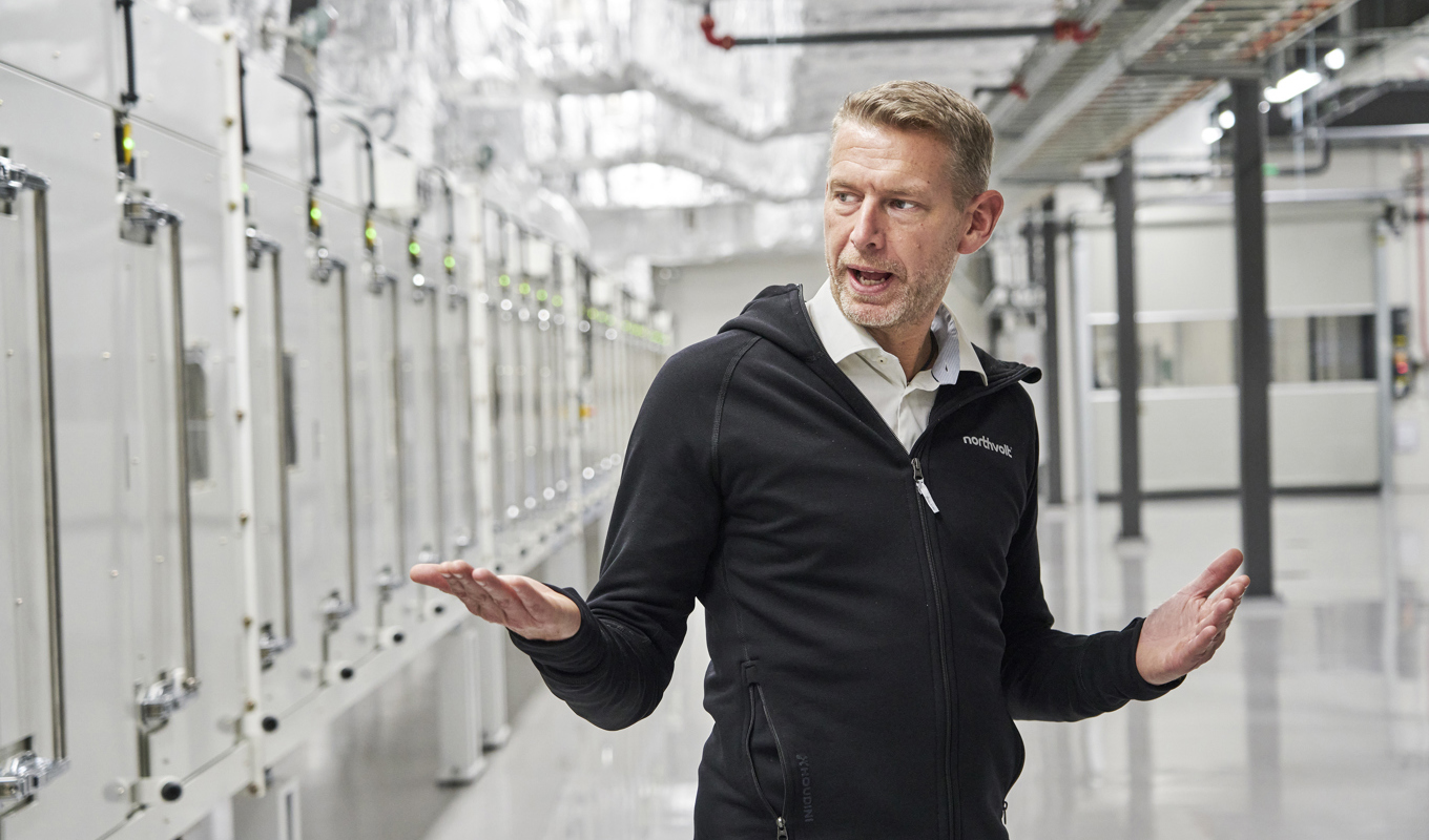 Northvolts grundare och vd Peter Carlsson. Arkivbild. Foto: Simon Rehnström/SvD/TT