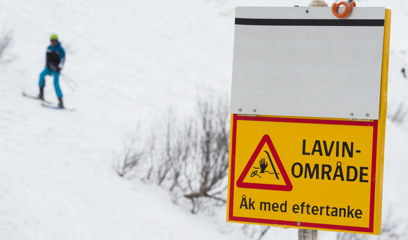 Stundande påsklov med betydande lavinfara i Abisko-Riksgränsen och Kebnekaiseområdet. Arkivbild. Foto: Erik Nylander/TT