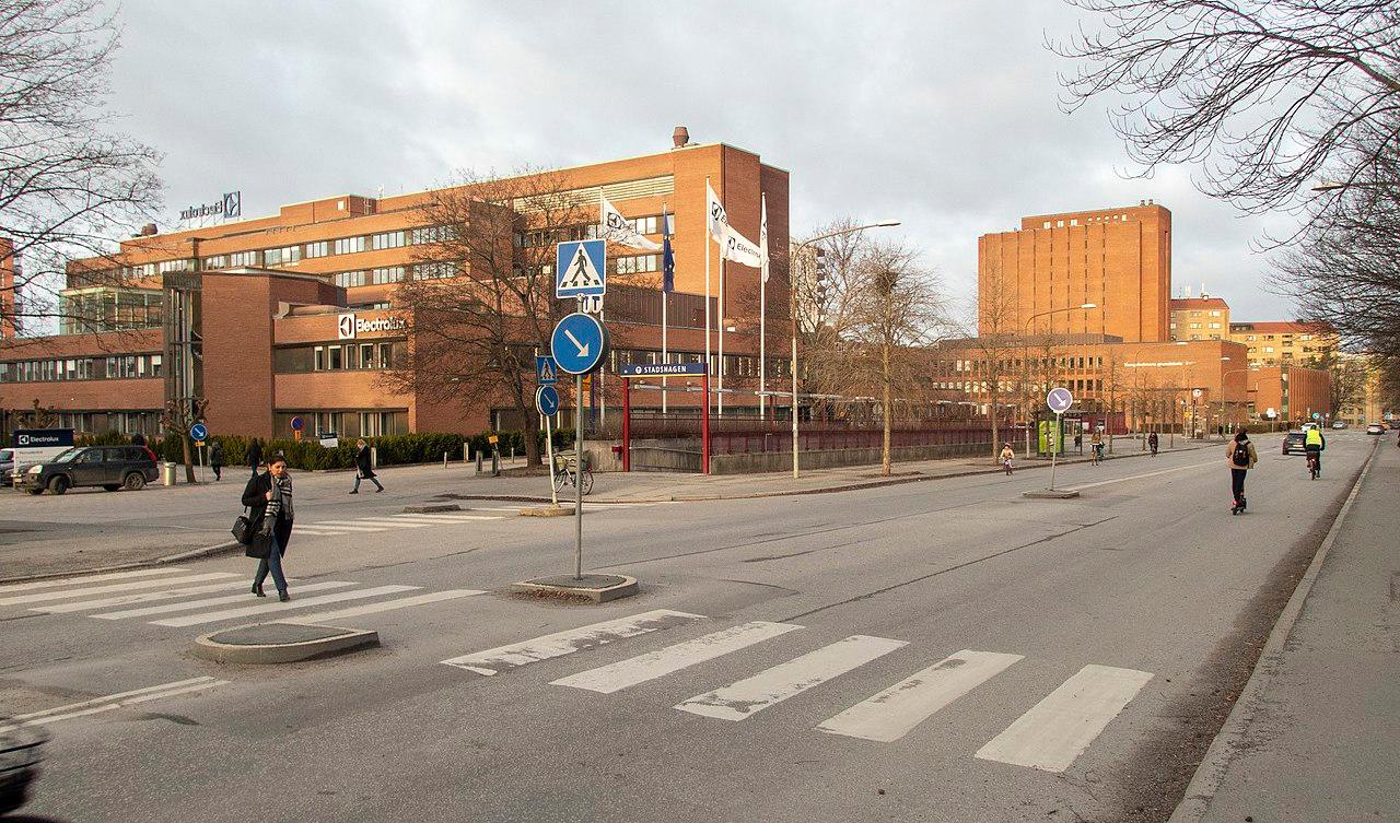 Electrolux huvudkvarter i Stadshagen. Foto: I99pema (CC BY-SA 4.0)