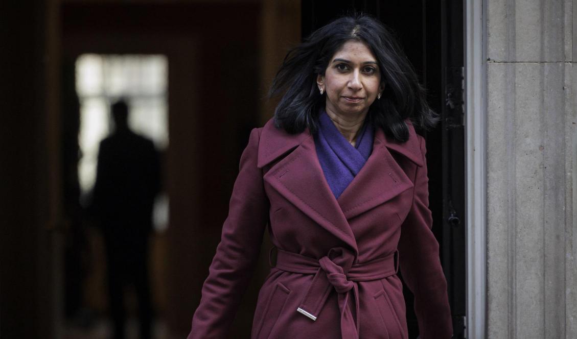Storbritanniens inrikesminister Suella Braverman. Foto: Rob Pinney/Getty Images