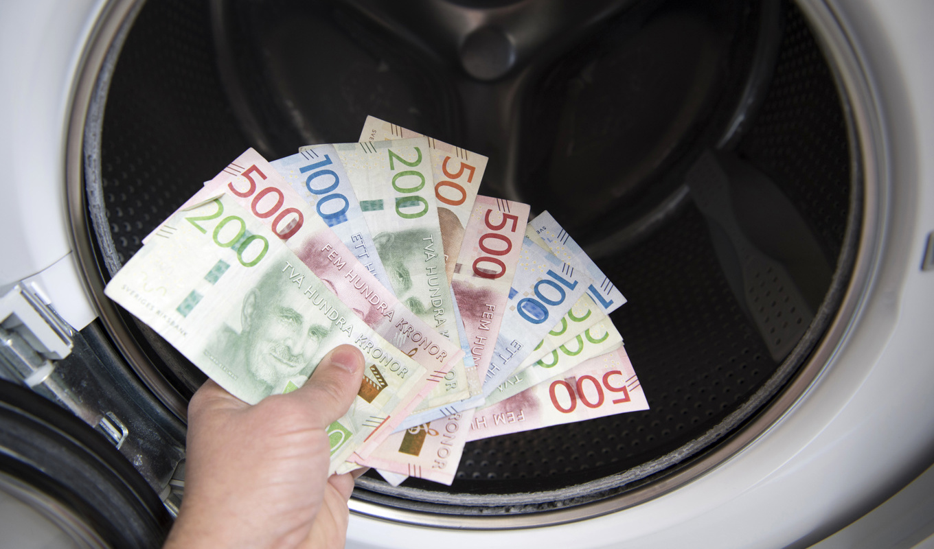 Under 2022 fick polisen in 45|113 rapporter om misstänkt penningtvätt. Arkivbild. Foto: Fredrik Sandberg/TT