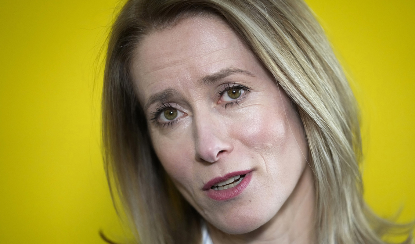 Premiärminister Kaja Kallas parti har förhandlat fram en ny regering. Arkivbild. Foto: Sergei Grits/AP/TT