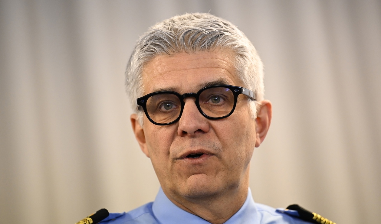Rikspolischef Anders Thornberg har kritiserats efter Mats Löfvings död. Arkivbild. Foto: Pontus Lundahl/TT