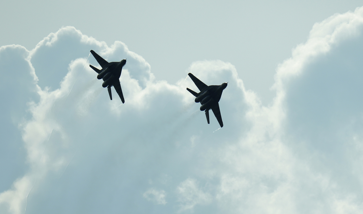 Stridsflyg av typ Mig-29. Arkivbild. Foto: Petr David Josek/AP/TT