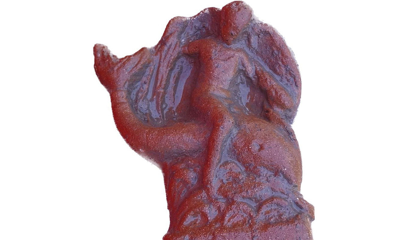 Guden Eros rider på en delfin. Foto: Parco Archeologico di Paestum e Velia/AP/TT