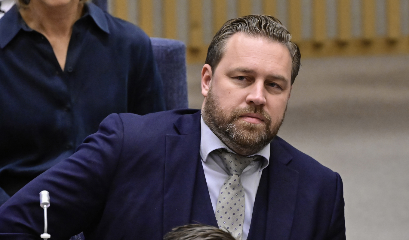 Mattias Karlsson (SD) har kallats för Sverigedemokraternas chefsideolog. Arkivbild. Foto: Jonas Ekströmer/TT