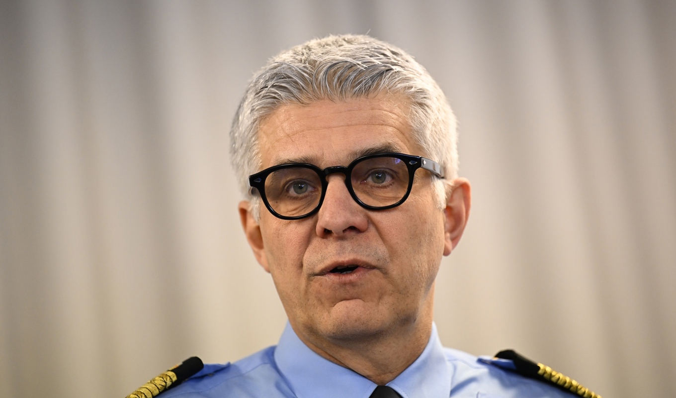 Rikspolischef Anders Thornberg. Arkivbild. Foto: Pontus Lundahl / TT