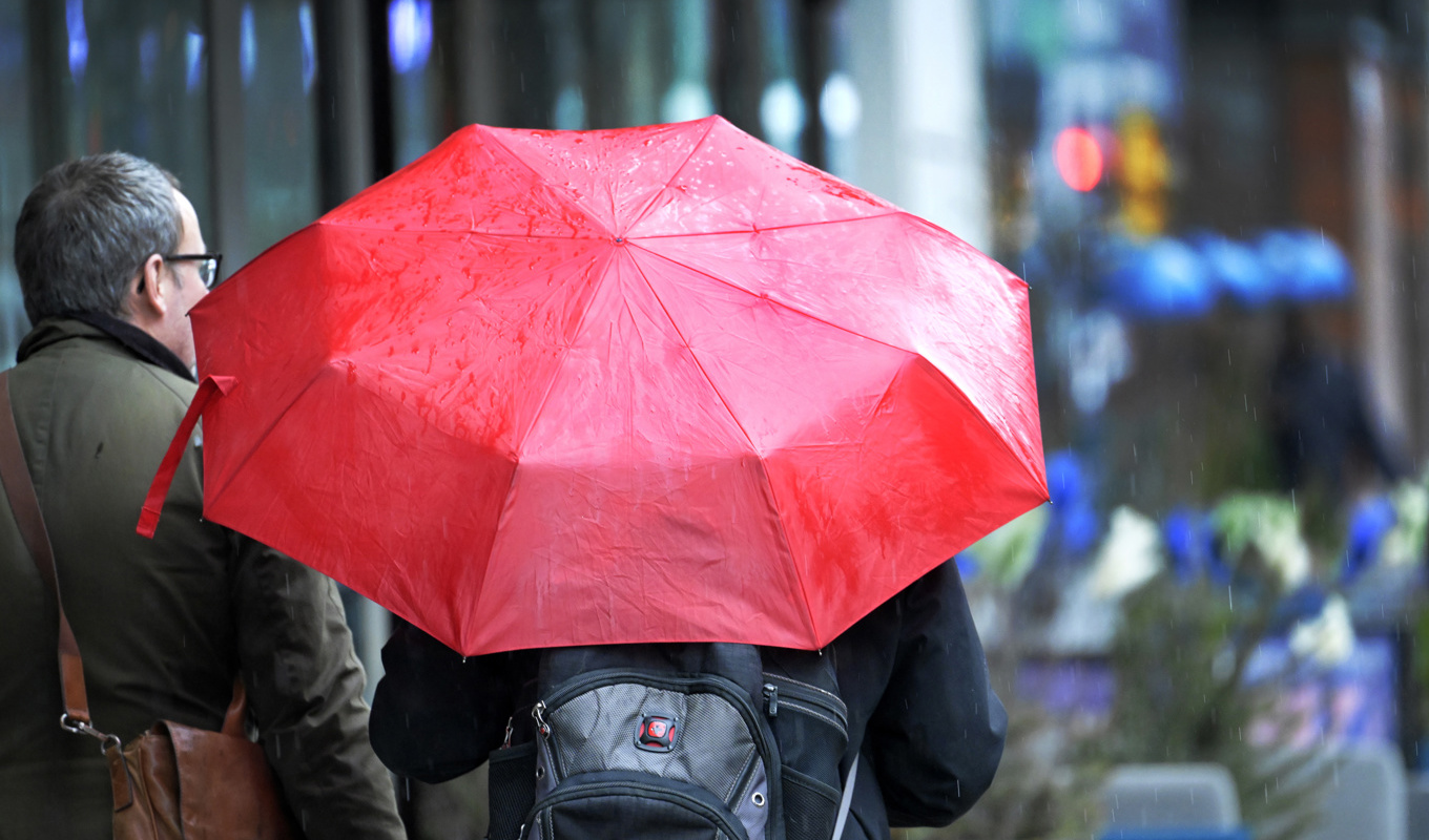 Nu gäller det att göra sig beredd på regn och rusk. Arkivbild. Foto: Janerik Henriksson/TT