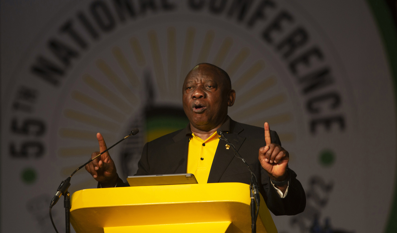 Sydafrikas president Cyril Ramaphosa. Arkivbild. Foto: Denis Farrell/AP/TT