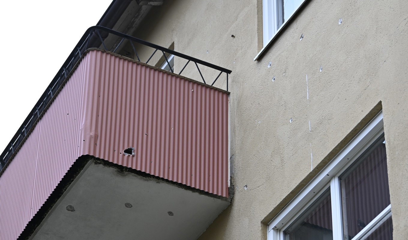 Vid en av händelserna sköt pojkarna mot en fasad i Gubbängen i södra Stockholm. Arkivbild. Foto: Henrik Montgomery/TT