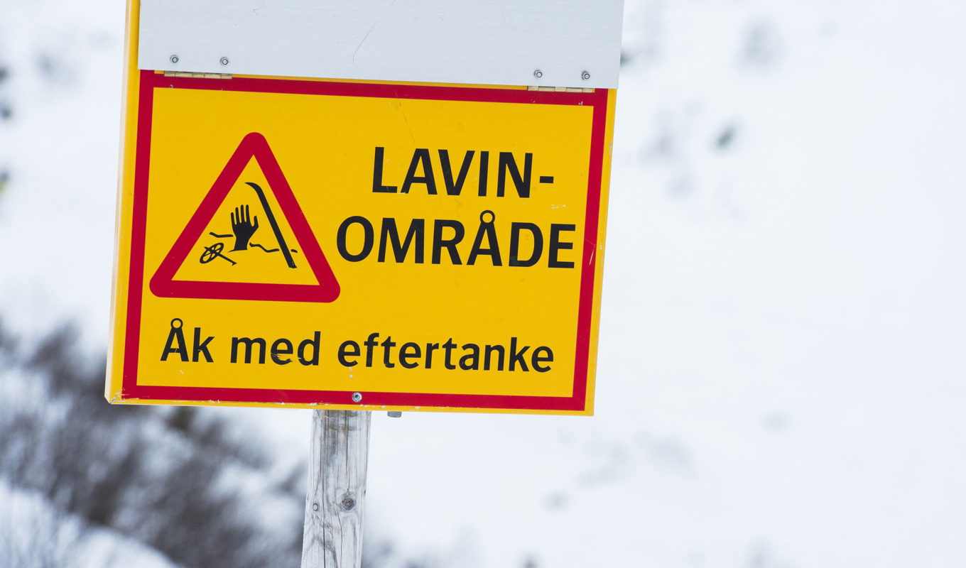 Naturvårdsverket varnar för laviner. Arkivbild. Foto: Erik Nylander/TT