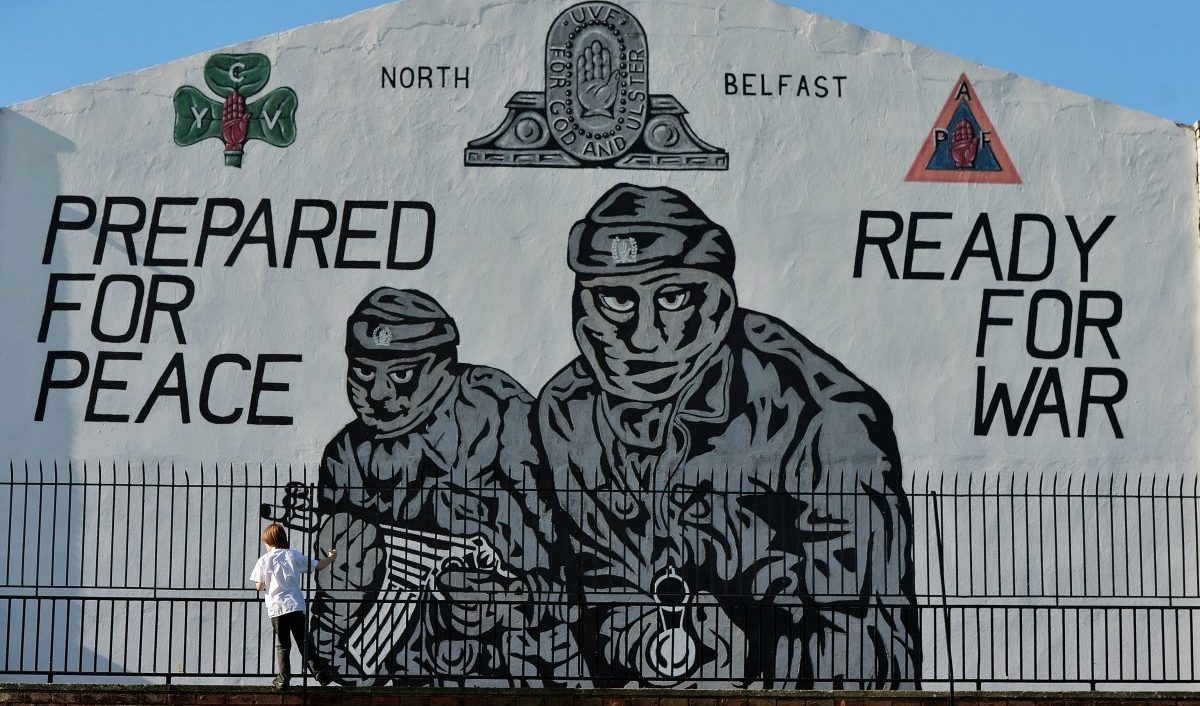 Konflikten i Nordirland – känd som The Troubles – pågick från sena 1960-talet, till sitt formella avslut med Långfredagsavtalet 1998. Foto: Charles McQuillan/Getty Images