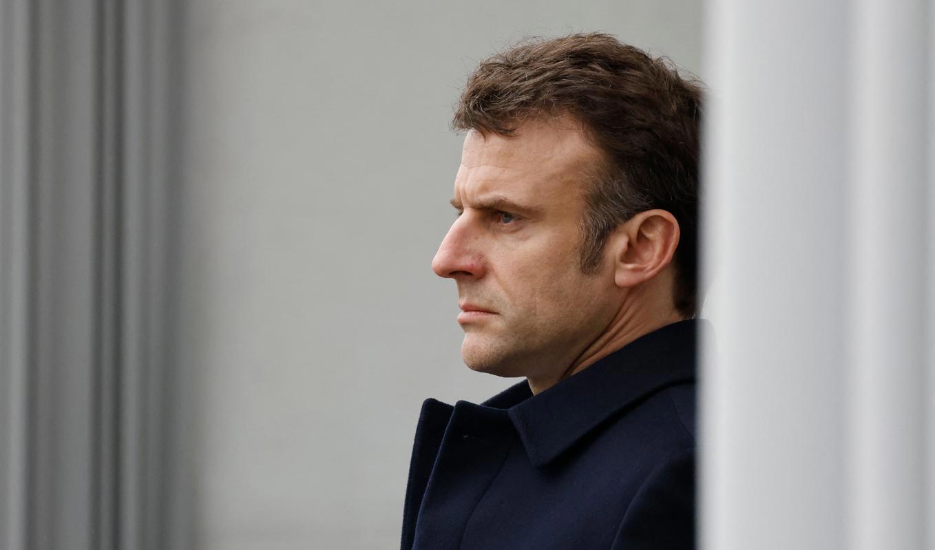 Frankrikes president Emmanuel Macron har hamnat i blåsväder efter kommentarer nyligen. Foto: Ludovic Marin/Pool/AFP via Getty Images