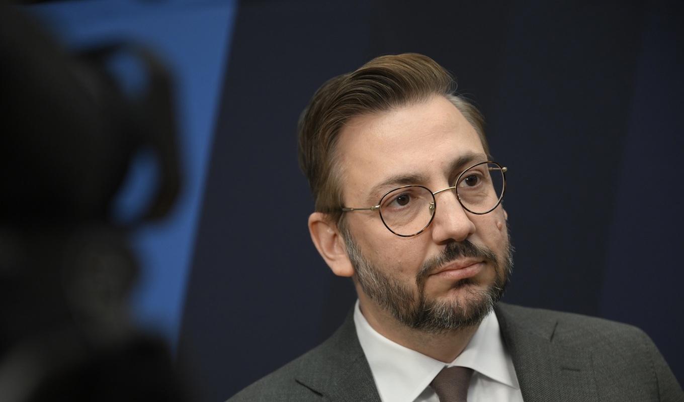 Centerpartiets partiledare Muharrem Demirok (C). Foto: Pontus Lundahl/TT. Arkivbild.