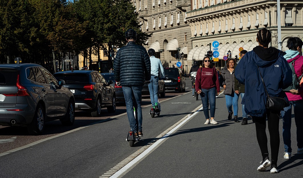 Under 2022 skedde flera tusen olyckor med elsparkcyklar. Det är framför allt i storstäder som olyckorna sker. Foto: Sofia Drevemo