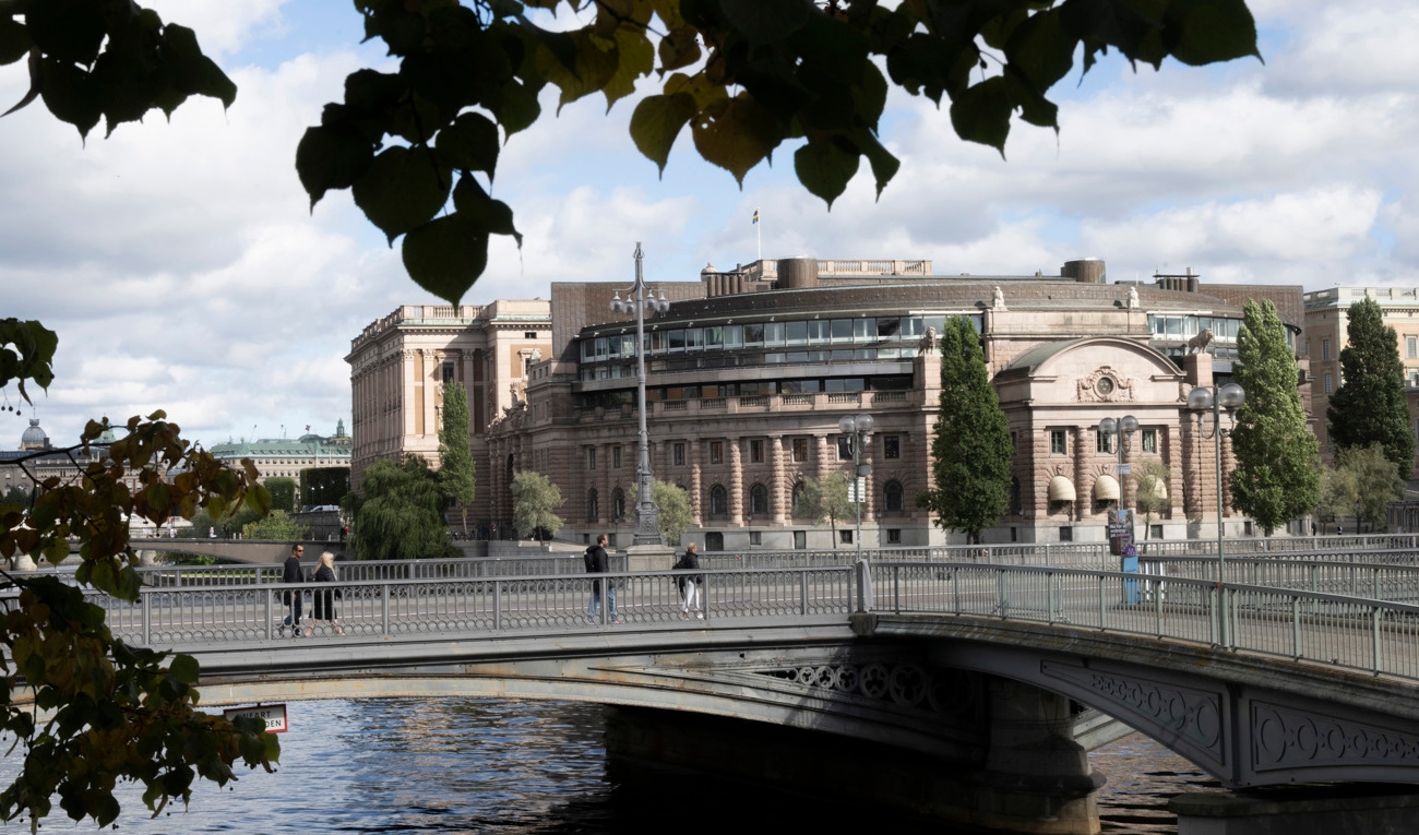 Det är fortsatta störningar på riksdagens webbplats efter att sajten låg nere under stor del av tisdagseftermiddagen. Arkivbild. Foto: Fredrik Sandberg /TT
