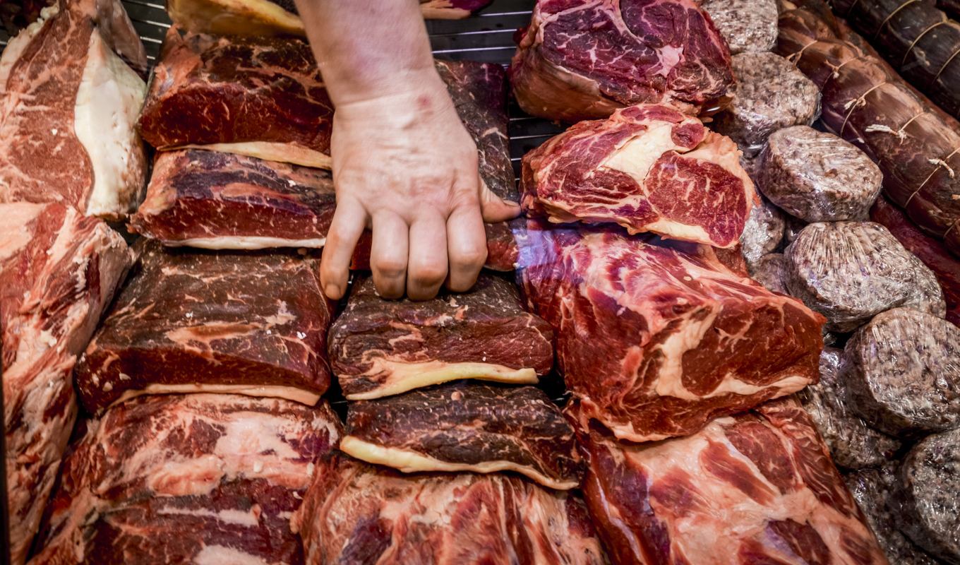 Kött har blivit allt mer stöldbegärligt. Arkivbild. Foto: Magnus Hjalmarson Neideman/SvD/TT
