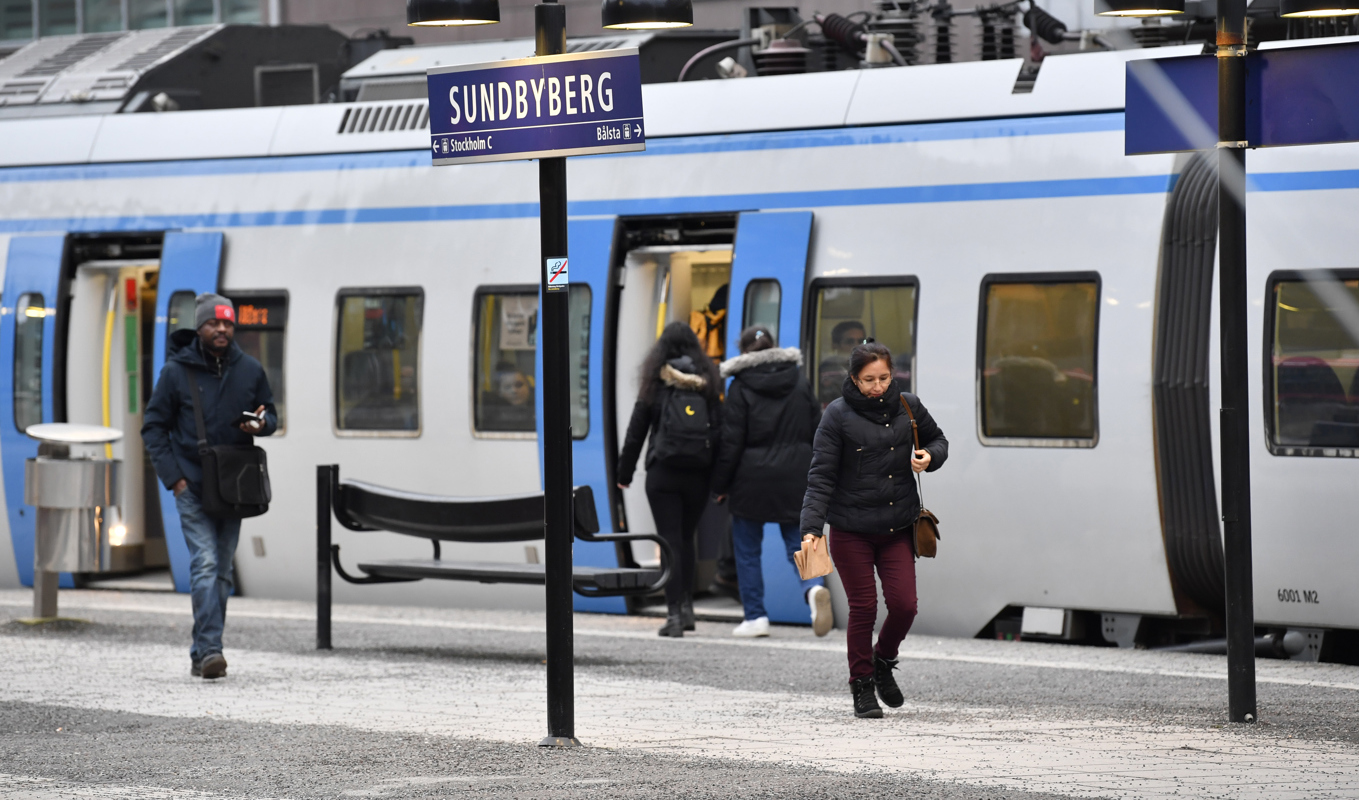 Pendeltågsavtalet med MTR kommer inte att förlängas. Arkivbild. Foto: Anders Wiklund/TT