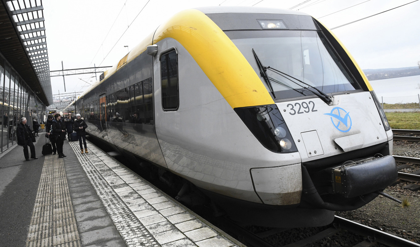 Ett tåg tillhörande Västtrafik har spårat ur efter en krock med kor. Arkivbild. Foto: Johan Nilsson/TT