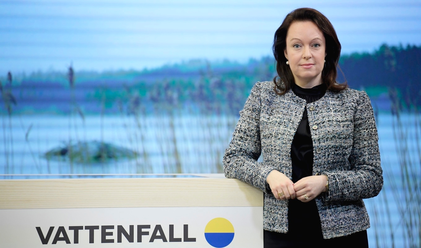 Vattenfalls vd Anna Borg. Arkivbild. Foto: Janerik Henriksson/TT
