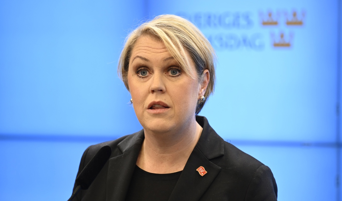 Lena Hallengren, Socialdemokraternas gruppledare i riksdagen. Arkivbild. Foto: Fredrik Sandberg/TT