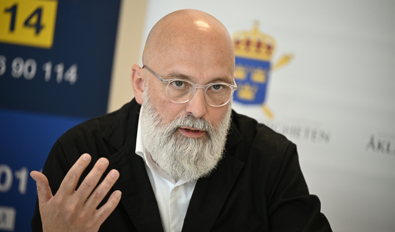 Helsingborgs hamn har blivit en inkörsport för kokain till Sverige, berättar Magnus Pettersson, åklagare på riksenheten mot internationell och organiserad brottslighet. Foto: Johan Nilsson/TT