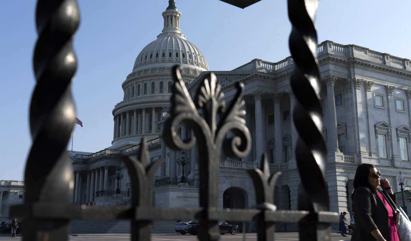 USA:s kongress måste besluta om att höja skuldtaket för att kunna låna mer pengar. Foto: Jose Luis Magana/AP/TT