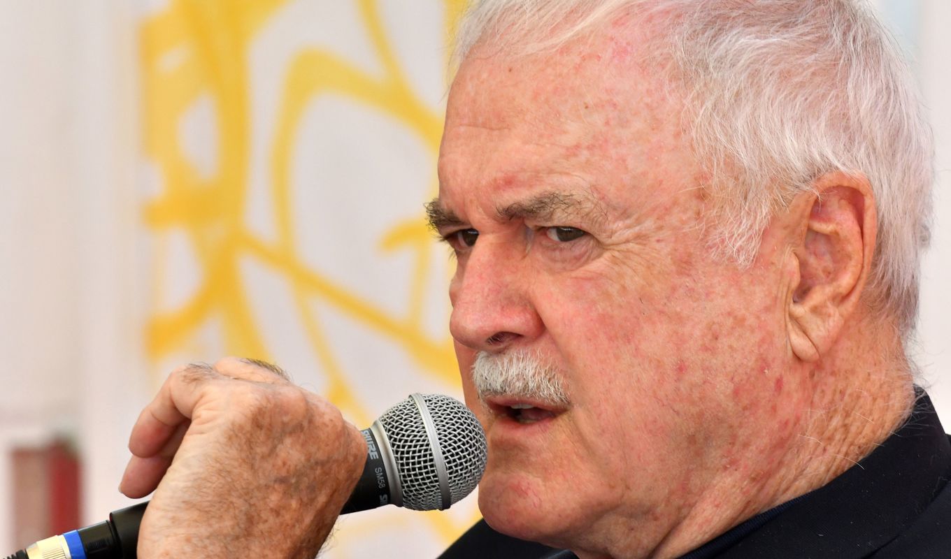 Skådespelaren och komikern John Cleese. Foto: Elvis Barukcic/AFP via Getty Images