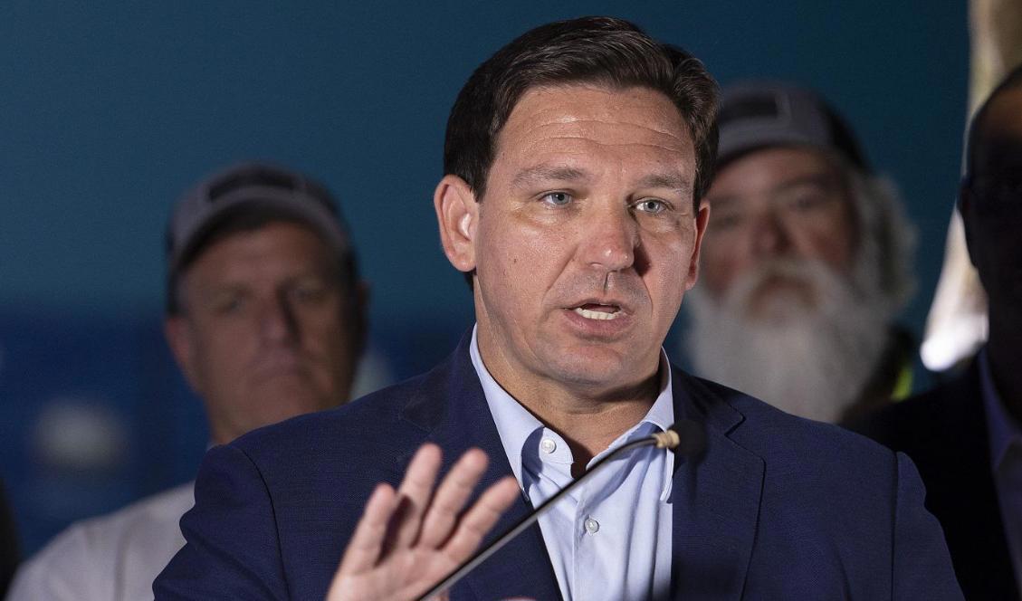 Floridas republikanske guvernör Ron DeSantis skrev under lagen, med titeln HB 1297, i förra veckan. Den kommer göra det möjligt att döma pedofiler till döden, i de värsta fallen. Foto: Joe Raedle/Getty Images