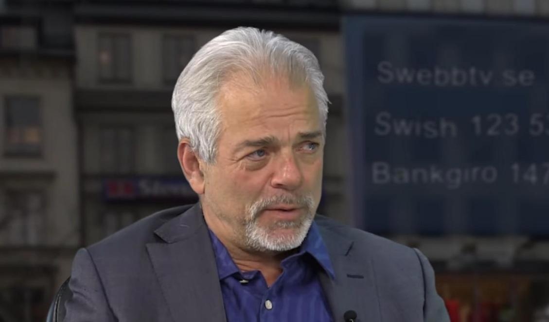 Swebbtv:s vd Mikael Willgert. Foto: Skärmdump/Youtube