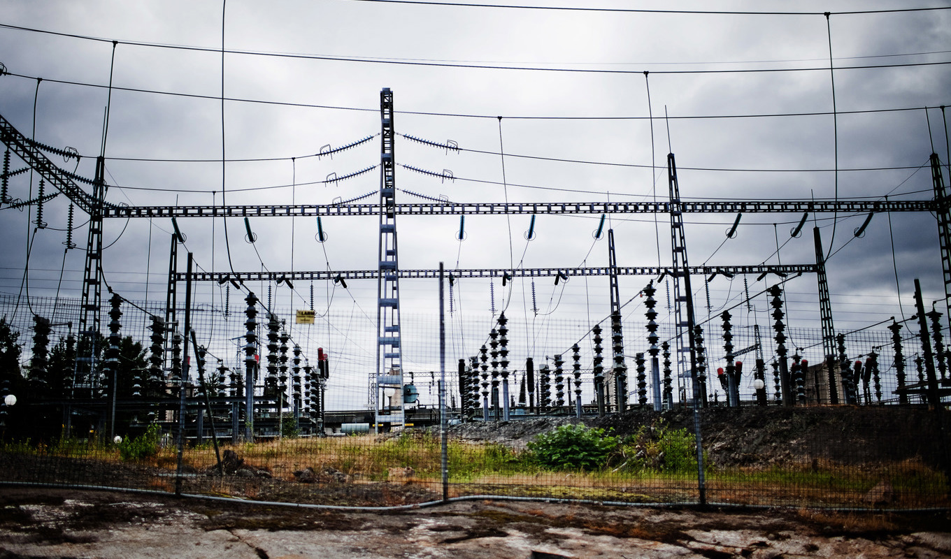 Risk för överbelastning i elnätet i Norrland. Arkivbild Foto: Simon Paulin / SvD / TT